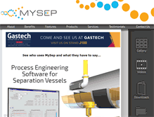 Tablet Screenshot of mysep.com